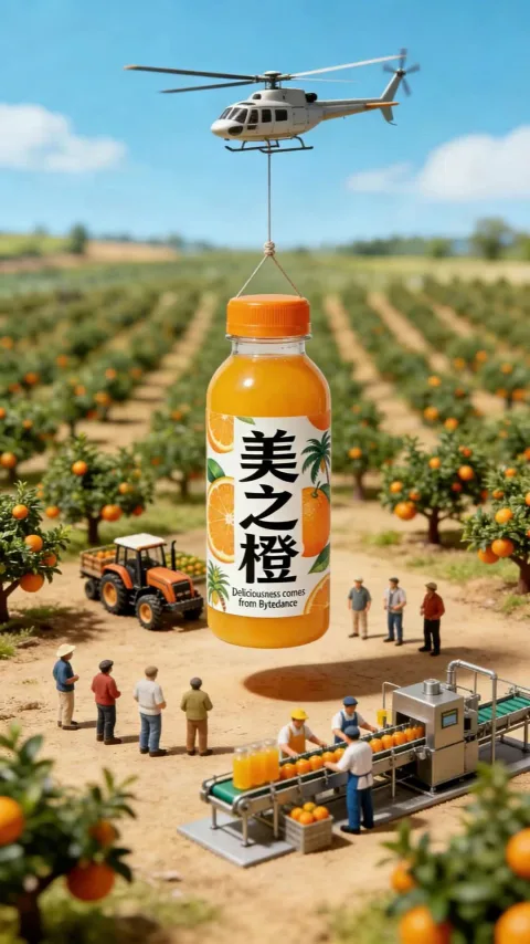 鲜橙果汁 · 阳光榨取瞬间封面
