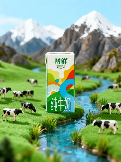 天然牧场 · 草原奶源溯源封面