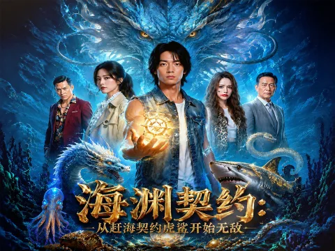 《海渊契约：从赶海契约虎鲨开始无敌》封面